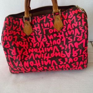 Louis Vuitton graffiti speedy bag